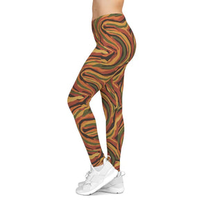 Leggings - Premium Women’s Fashion Durable Stretch Earth Spiral - Dipaliz