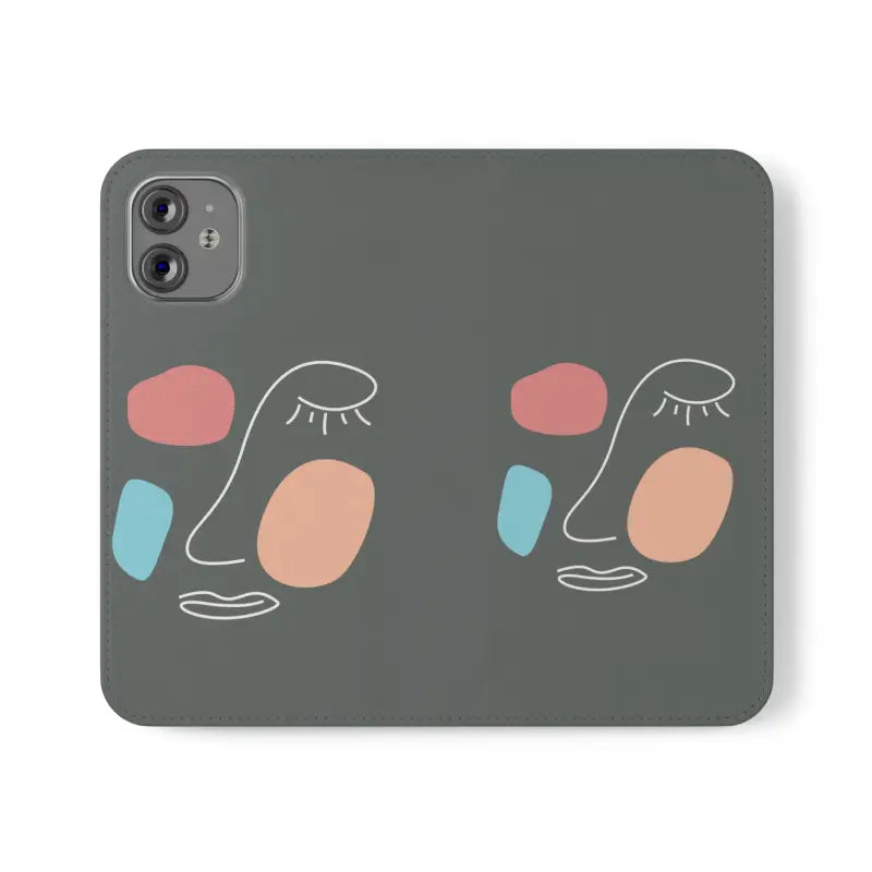 Funky Face Art Flip Cases for Samsung Galaxy - & Protective - Iphone 12 Mini Phone Case