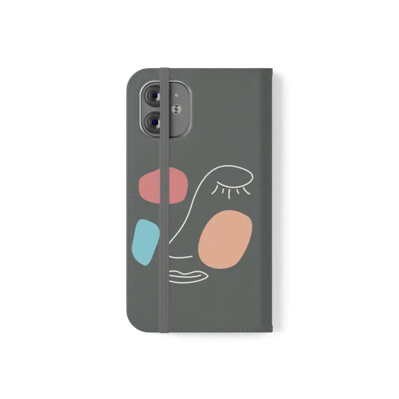 Funky Face Art Flip Cases: Style your Samsung Galaxy - Phone Case