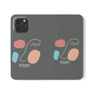 Samsung Galaxy Flip Cases Abstract Face Art Bold Design - Dipaliz - Iphone 13 Pro Max - Mobile Phone