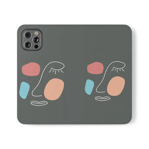 Samsung Galaxy Flip Cases Abstract Face Art Bold Design - Dipaliz - Iphone 12 Pro - Mobile Phone