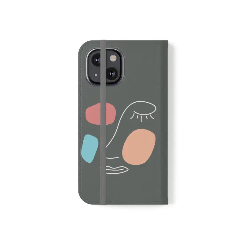 Funky Face Art Flip Cases for Samsung Galaxy - & Protective - Phone Case