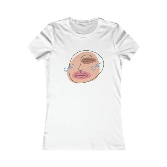 Abstract Face Art Tee - Bold Style & Ultimate Comfort - s / White
