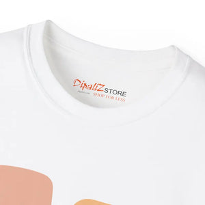 Ultra Cotton Tee Abstract Face Bold Women’s Fashion Top - Dipaliz - Clothing Tops