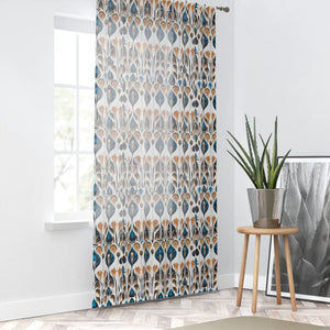 Abstract Feathers Window Curtain Polyester 50x84 Dipaliz - Curtains