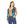 Split Galaxy Cosmic Pattern Women’s Long Sleeve V-neck Shirt (aop) - T-shirts - Xs