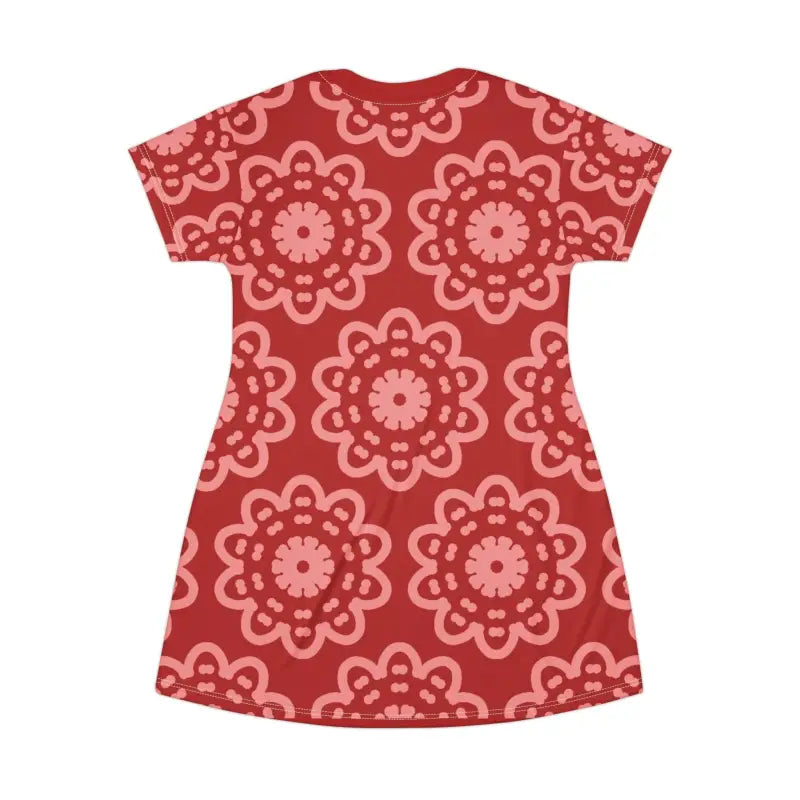 T-shirt Dress - Bold Floral Vibes | Dipaliz - Dresses