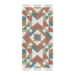 Boho Beach Cloth – Abstract Geometric Pattern - Dipaliz - Towels