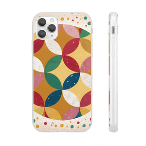 Abstract Geometrical Circles Flexi Cases - Tpu Slim - Dipaliz - Mobile Phone