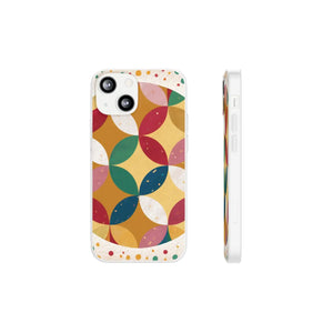 Abstract Geometrical Circles Flexi Cases - Tpu Slim - Dipaliz - Mobile Phone