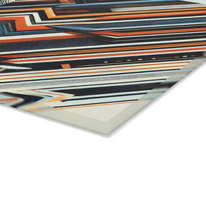 Abstract Glass Cutting Board with Geometrical Pattern - Dipaliz - Boards