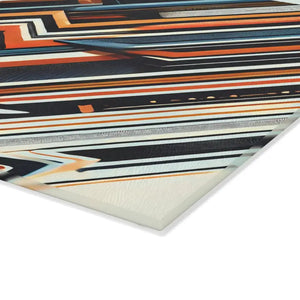Abstract Glass Cutting Board with Geometrical Pattern - Dipaliz - Boards