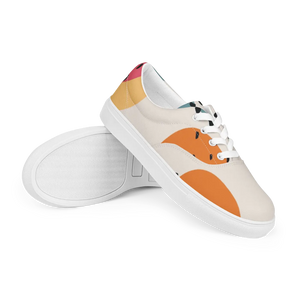 Bold Canvas Shoes - Abstract Geometrical Pattern - Dipaliz - Sneakers