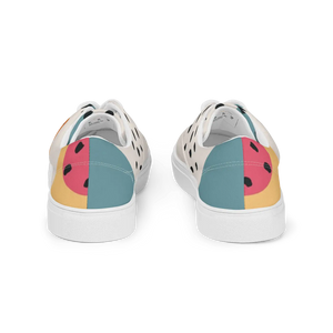 Bold Canvas Shoes - Abstract Geometrical Pattern - Dipaliz - Sneakers