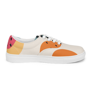 Bold Canvas Shoes - Abstract Geometrical Pattern - Dipaliz - Sneakers