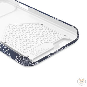 Phone Case - Abstract Gold Pattern on Navy Blue - Dipaliz - Mobile Cases