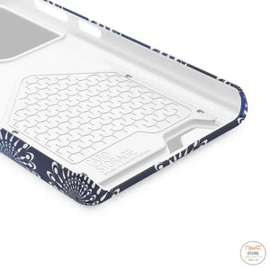 Phone Case - Abstract Gold Pattern on Navy Blue - Dipaliz - Mobile Cases