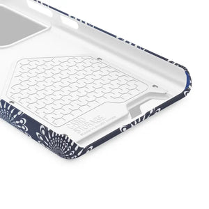 Phone Case - Abstract Gold Pattern on Navy Blue - Dipaliz - Mobile Cases