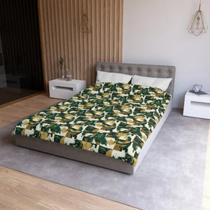 Abstract Green Camouflage Duvet Cover - Earthy Modern - Dipaliz - Covers