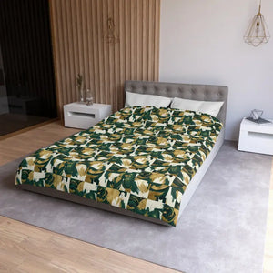 Abstract Green Camouflage Duvet Cover - Earthy Modern - Dipaliz - Covers