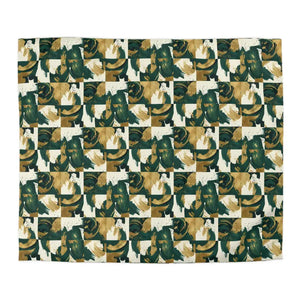 Abstract Green Camouflage Duvet Cover - Earthy Modern - Dipaliz - Covers