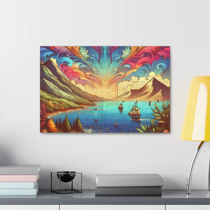 Stretched Canvas Art – Ocean Wave Hand - Dipaliz - Posters Prints & Visual Artwork