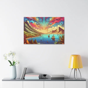 Stretched Canvas Art – Ocean Wave Hand - Dipaliz - Posters Prints & Visual Artwork