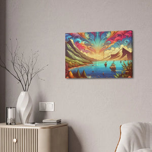 Stretched Canvas Art – Ocean Wave Hand - Dipaliz - Posters Prints & Visual Artwork