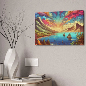 Stretched Canvas Art – Ocean Wave Hand - Dipaliz - Posters Prints & Visual Artwork