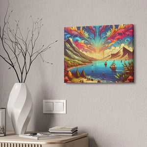 Stretched Canvas Art – Ocean Wave Hand - Dipaliz - Posters Prints & Visual Artwork