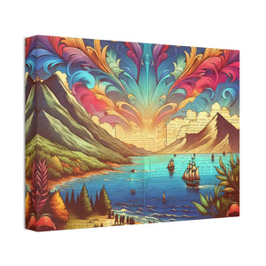 Stretched Canvas Art – Ocean Wave Hand - Dipaliz - Posters Prints & Visual Artwork