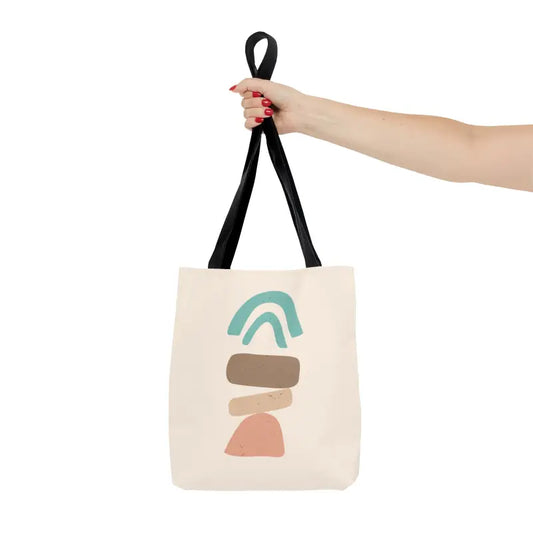 Abstract Landscape Tote Bag - Stylish & Durable Fashion Essential! - Small