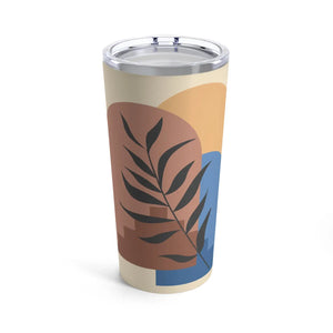 Abstract Leaves Tumbler 20oz - Stainless Steel - Dipaliz - Tumblers