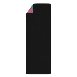Geometric Rubber Yoga Mat – Microfiber Suede - Dipaliz - & Pilates Mats