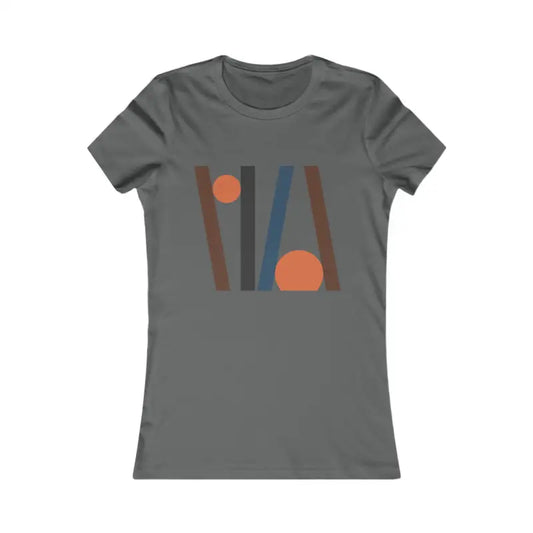 Abstract Lines Tee: The Comfy Fave For Fashionable Women - T-shirt