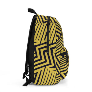 Bold Yellow Backpack - Super Spacious Spun Polyester - Dipaliz - Backpacks