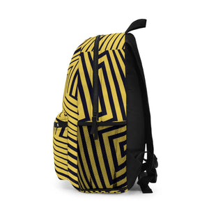 Bold Yellow Backpack - Super Spacious Spun Polyester - Dipaliz - Backpacks