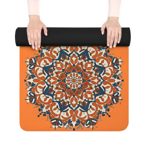 Home Decor - Rubber Yoga Mat Mandala Pattern Modern Lifestyle - Dipaliz 24” x 72”