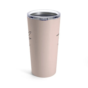 Abstract Nature Tumbler - Beige 20oz Stainless Steel - Dipaliz - Tumblers