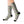 Abstract Neon Skull Sublimation Socks, Creepy Grunge Halloween Crew
