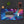 Neon Waves Desk Mat - Abstract - Dipaliz - Workstation & Cubicle Accessories