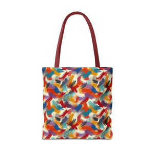 Abstract Paint Pattern All-over Print Tote Bag - Dipaliz - Bags
