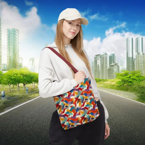 Abstract Paint Pattern All-over Print Tote Bag - Dipaliz - Bags