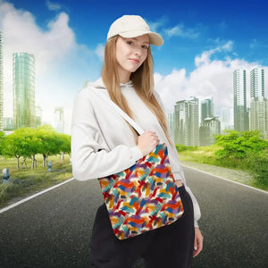 Abstract Paint Pattern All-over Print Tote Bag - Dipaliz - Bags