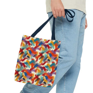 Abstract Paint Pattern All-over Print Tote Bag - Dipaliz - Bags