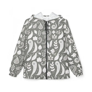 Outerwear - Abstract Paisley Pattern Windbreaker Jacket (aop)