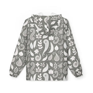 Outerwear - Abstract Paisley Pattern Windbreaker Jacket (aop)