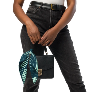 Green Checkered Polyester Bandana - Sustainable Style - Dipaliz - Bandanas & Headties