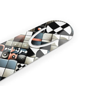 Abstract Pattern Aluminum Bookmark - Book Enthusiasts - Dipaliz - Bookmarks