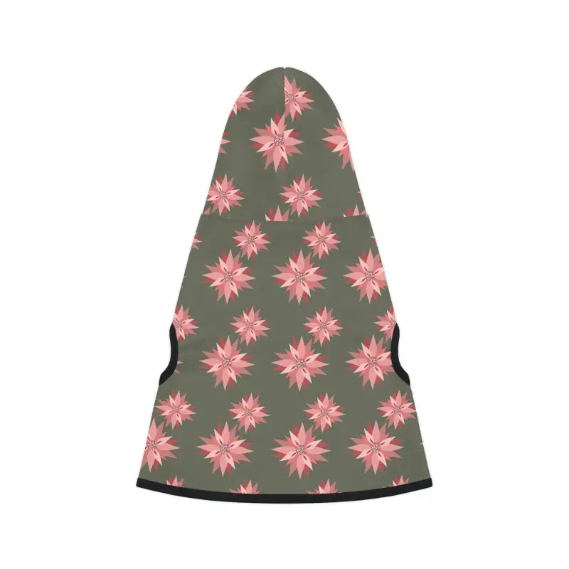 Dog Hoodie - Green Abstract Pattern | Dipaliz - Apparel & Accessories